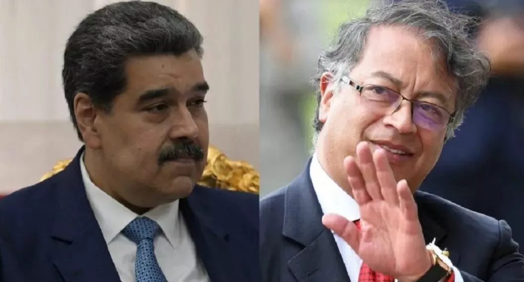 Gustavo Petro y Nicolás Maduro, presidentes de Colombia y Venezuela, que están en camino de restablecer relaciones. 