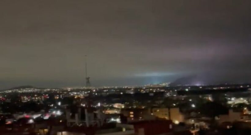 ¿A qué se deben las luces que aparecieron en el cielo durante el sismo en México?