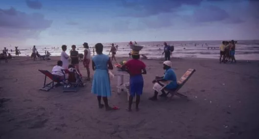 Foto de playa en Cargatena, en nota de pelea de masajistas en Cartagena por un cliente: presentan video de las mujeres.