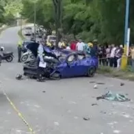 Jaguar accidentado en Bucaramanga ilustra nota sobre quién era el conductor