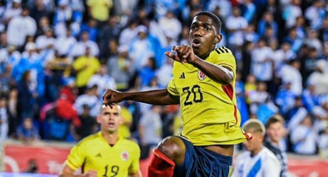Yaser Asprilla fue la figura del partido Colombia vs. Guatemala