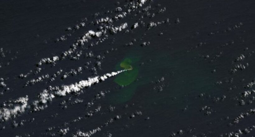 Una nueva isla acaba de “nacer” en el Océano Pacífico