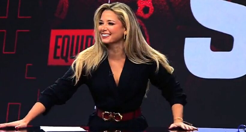 Melissa Martínez, que ratificó su separación de Matías Mier en TV; lo hizo en ESPN.