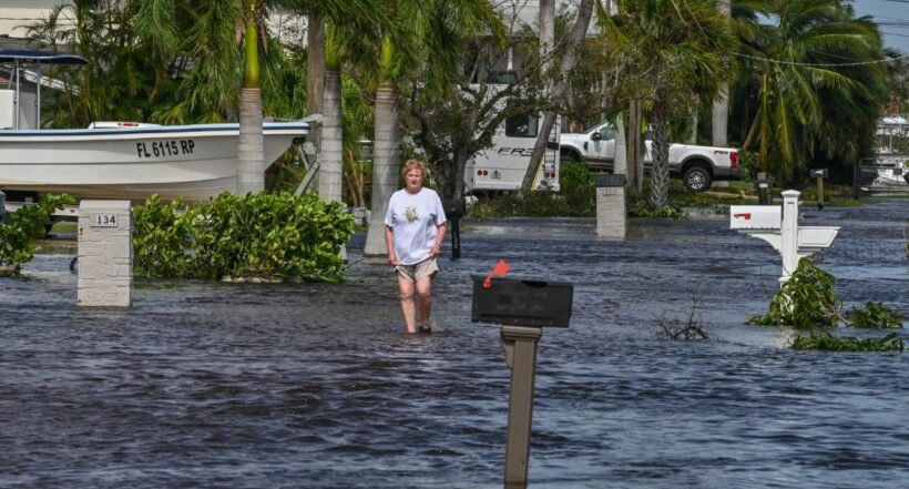 Hombre falleció en Florida por tratar de drenar su piscina en medio del huracán Ian