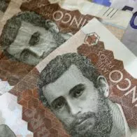 foto de billetes de 5.000 colombianos