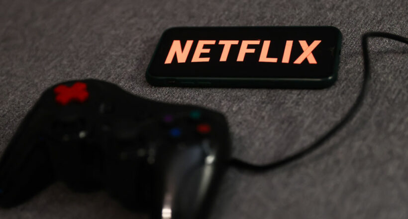 Imagen del logo Netflix, que sigue incursionando en los videojuegos y creó su propio estudio 