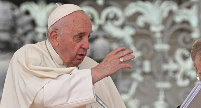 Imagen del papa Francisco ilustra artículo Papa Francisco recibió a organizaciones de víctimas en Colombia