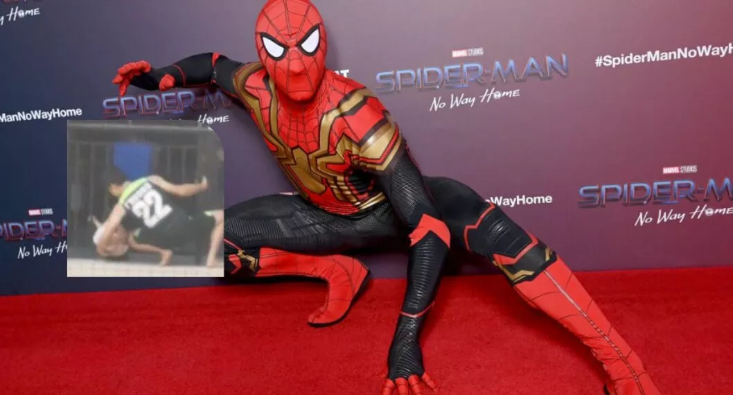 Imagen del vecino que con habilidades de 'Spiderman' salvó a un bebe de una caída de 7 pisos