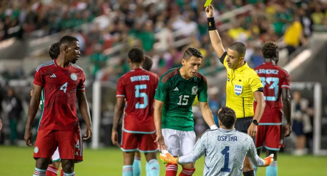Foto del partido Colombia vs. México, en Estados Unidos