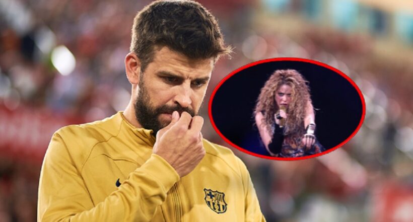 Piqué y Shakira, a propósito de su proceso de separación. 