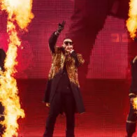 Foto de Daddy Yankee a propósito del concierto en Argentina que se detuvo por fuego en el escenario.