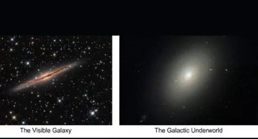 Imagen de la Vía Láctea, ya que estudio encontró un “cementerio” de estrellas bajo la superficie