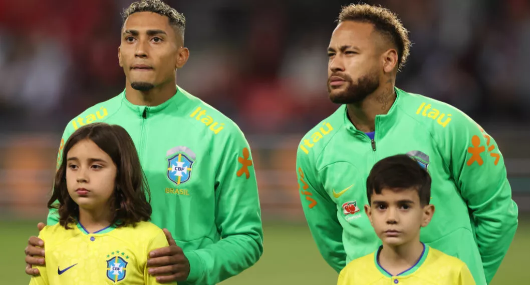 Foto de la Selección Brasil que se prepara para Catar 2022