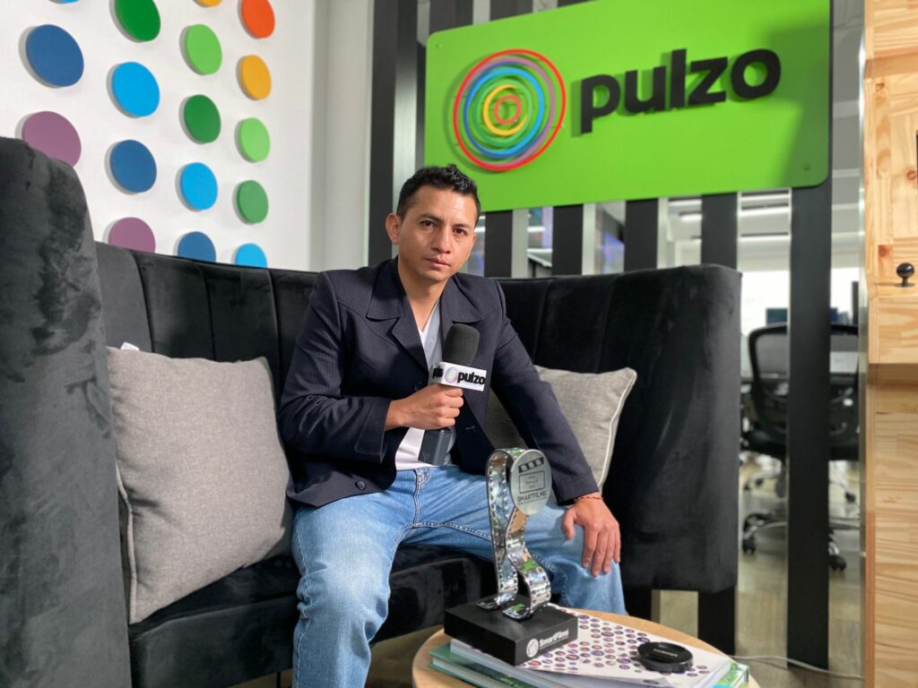 Foto: Jhon Lemus. realizador del making of de Morenita