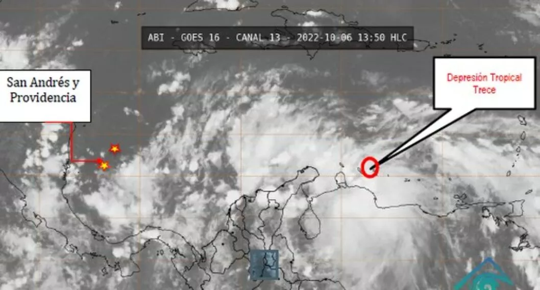 Advertencia de huracán para San Andrés, Providencia y Santa Catalina