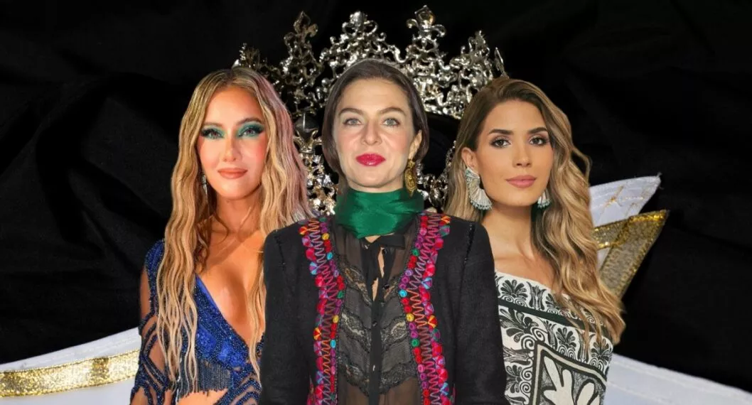 Margarita Rosa de Francisco, Daniela Álvarez, Gabriela Tafur y presentadoras del Desafío, de Caracol, fueron reinas de belleza. 
