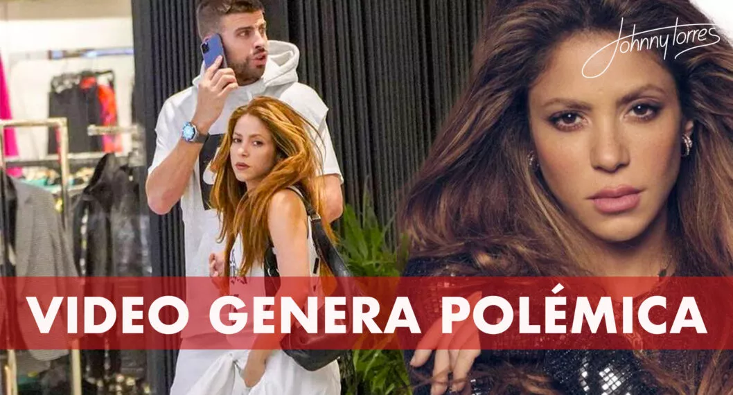 Video del balonazo de Piqué a Shakira es criticado en redes 