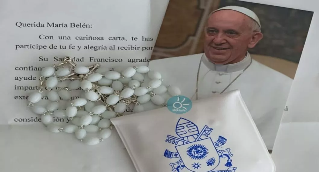 Niña colombiana le escribe carta al papa Francisco y él le responde 