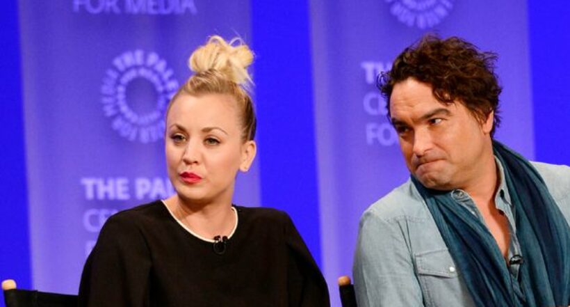 Imagen de los actores de The Big Bang Theory, ya que Kaley Cuoco, Penny, confirmó noticia de su embarazo