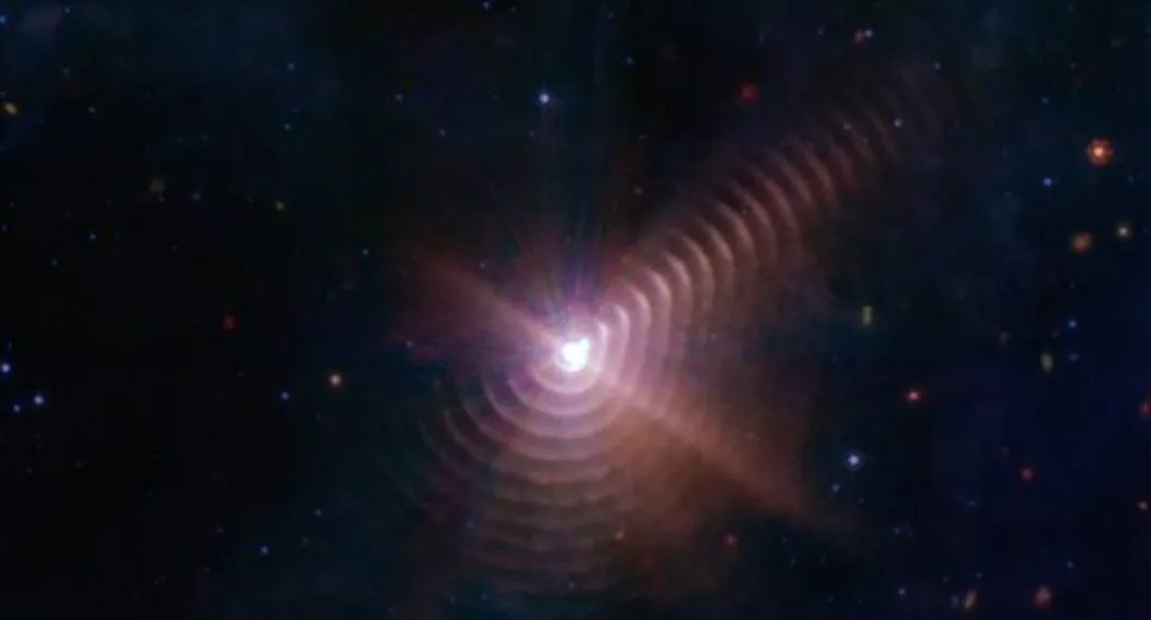 Telescopio James Webb capta imagen de ‘huella dactilar’ espacial
