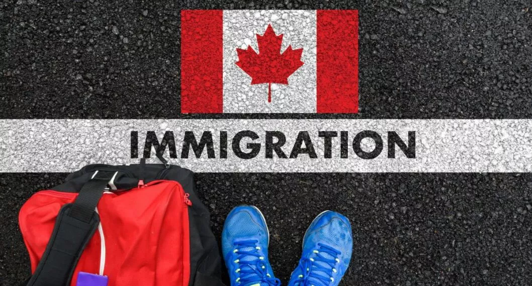 Imagen de migrante en Canadá ilustra nota sobre cambio para estudiantes extranjeros en ese país