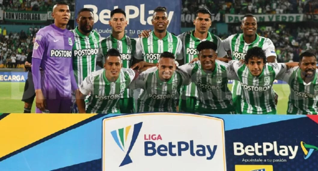 Imagen de los futbolistas de Nacional, a propósito de los cinco jugadores estarán en la Selección Colombia de Néstor Lorenzo