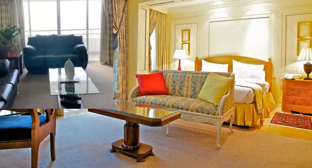 Foto de referencia de una suite presidencial en un hotel de Venezuela
