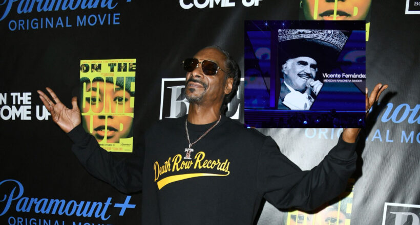 Snopp Dogg mezcló en vivo canción de Vicente Fernández, cuando se encontraba haciendo una de sus presentaciones sobre hip-hop. 