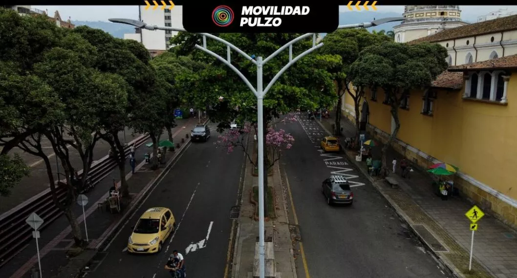 Imagen del tránsito, a propósito del pico y placa en Bucaramanga hoy martes 18 de octubre con las sanciones que hay