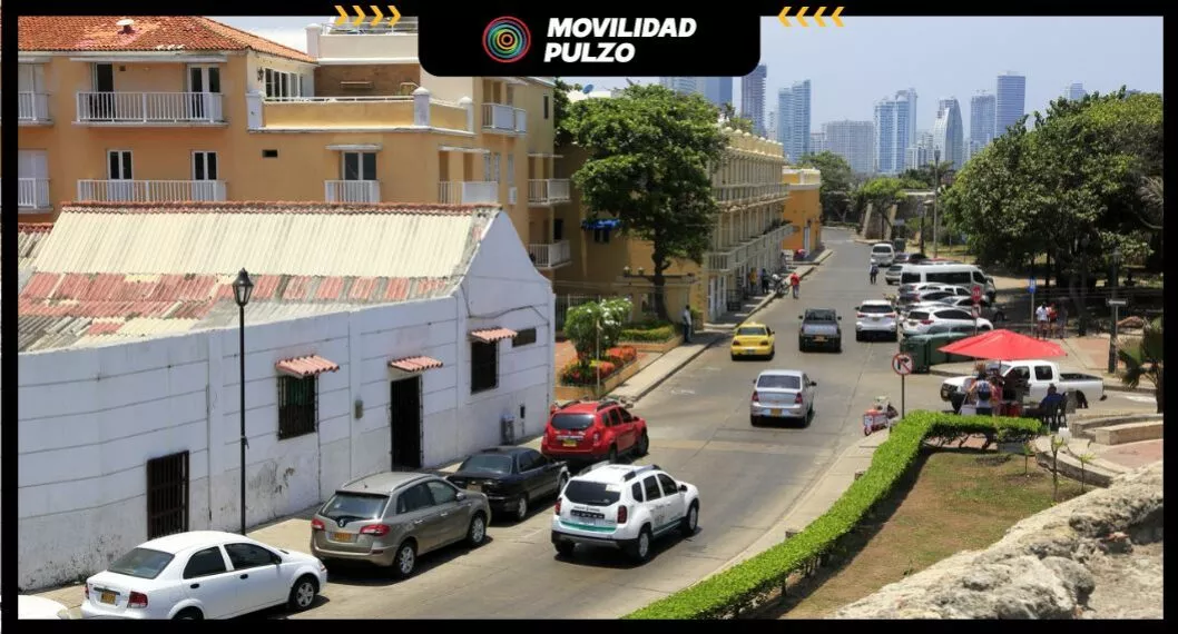 Imagen del tránsito, a propósito del pico y placa en Cartagena para hoy martes 18 de octubre con los horarios