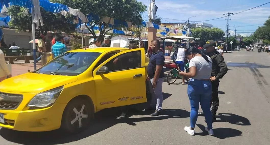 Imagen de un taxi, a propósito del pico y placa en Cúcuta para hoy martes 18 de octubre con las sanciones