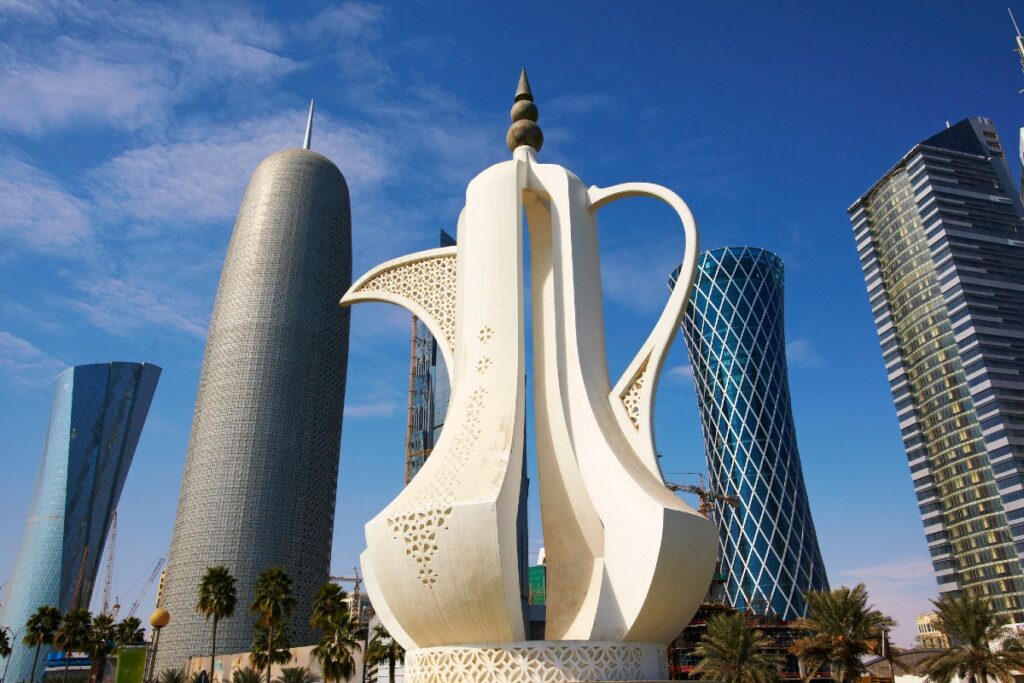 Doha, capital de Catar y sede del mundial 2022. Foto: Getty Images.