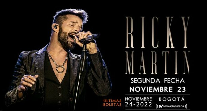 ¿Ricky Martin cantaría con Sebastián Yatra en su concierto de Bogotá?