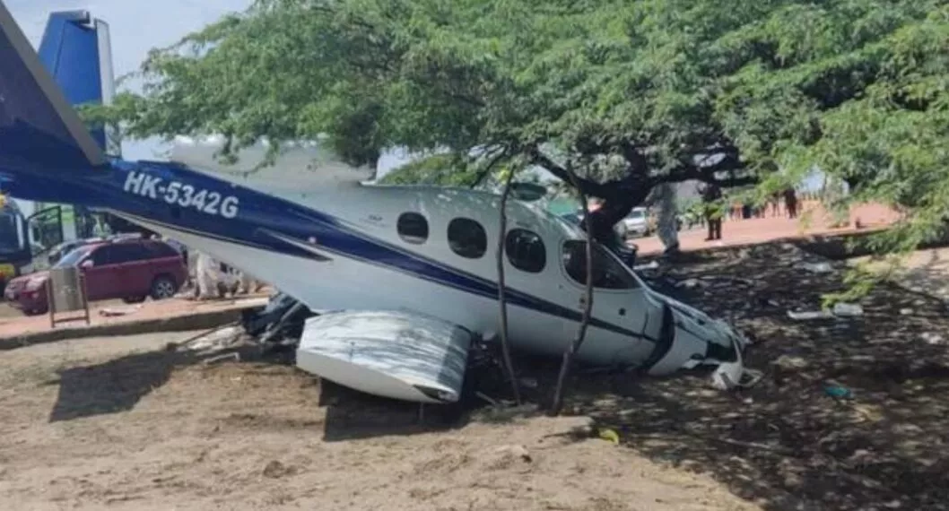Identificaron al piloto que estaba al mando de la avioneta que cayó en una playa de Santa Marta.