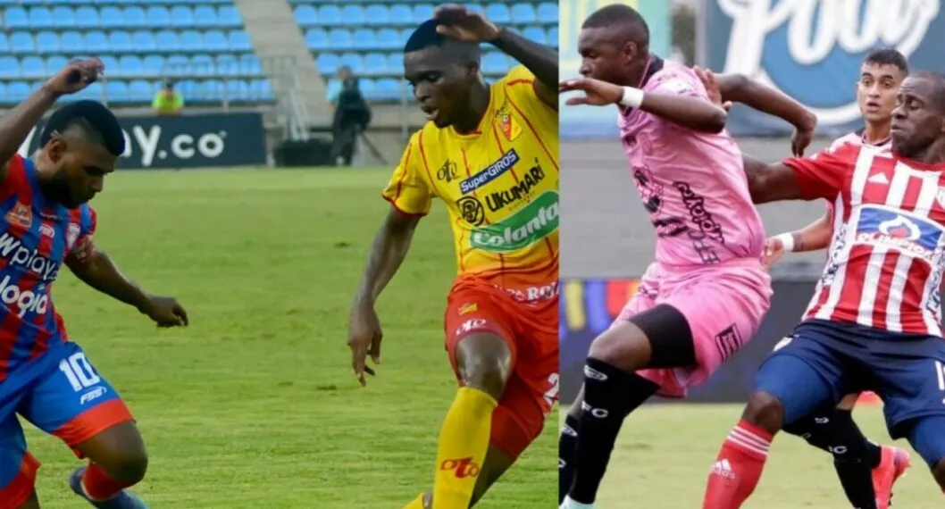 Imagen de los jugadores de la liga, a propósito de las cuentas que necesitan Junior de Barranquilla y Unión para entrar a los ocho