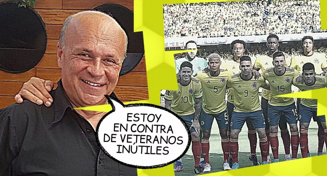 Imagen de Carlos Antonio Vélez que aclaró frase de “veteranos inútiles” en Selección Colombia