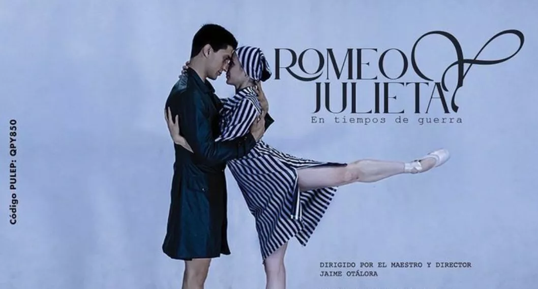 Póster obra Romeo y Julieta, en tiempos de guerra. Nota sobre la obra en el Teatro Libre.