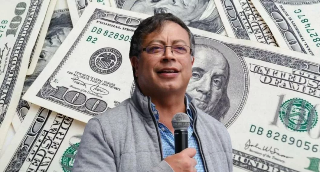 Petro pide no sacar dólares “en masa” de Colombia; habla de crisis económica