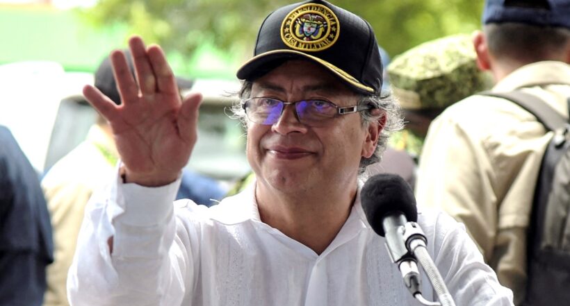 Gustavo Petro, cuya imagen cae en Colombia a 2 meses de su posesión como presidente.