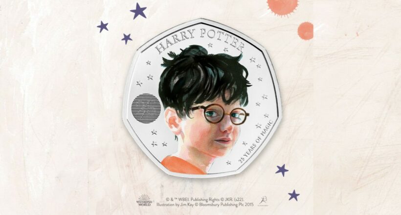Reino Unido lanza moneda para conmemorar 25 años de Harry Potter