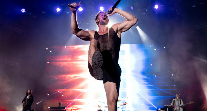 Imagine Dragons en concierto. Foto: Getty Images.