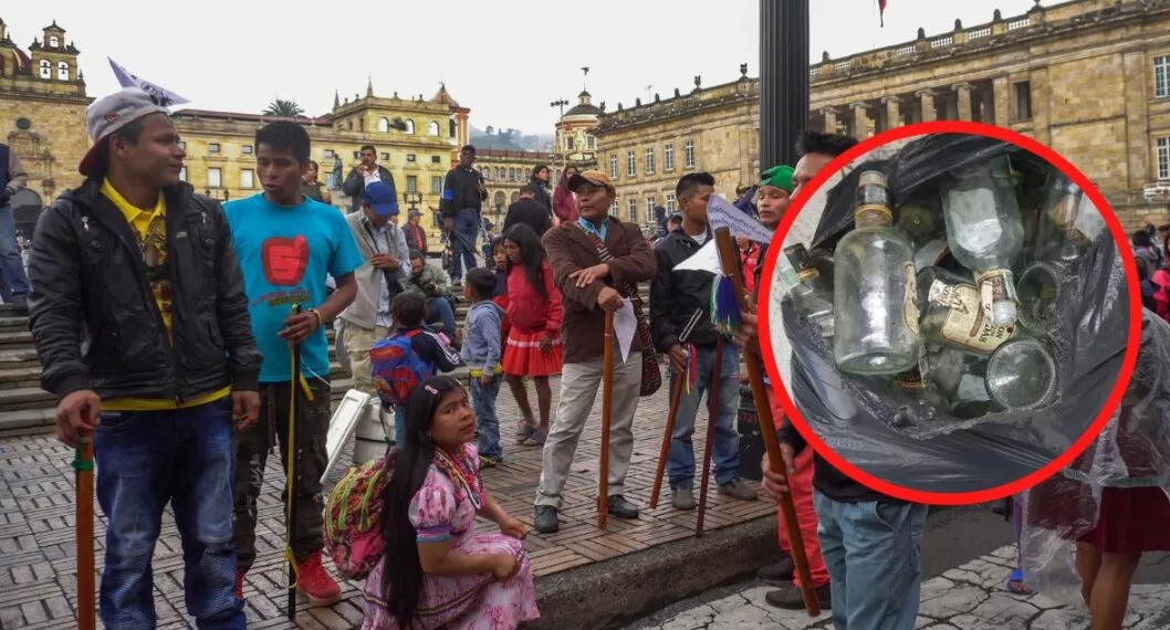Indígenas embera en Bogotá tiene peleas y se gastan plata en licor; hay videos