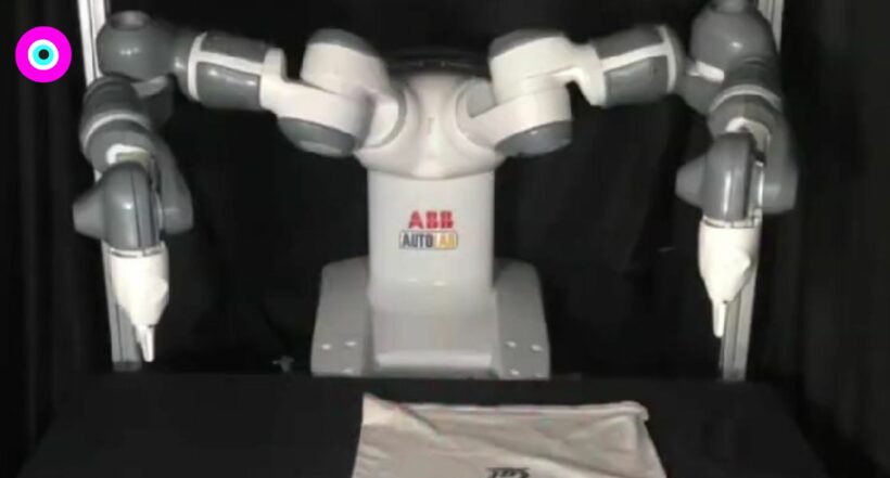 En japón crearon robot que es capaz de doblar ropa
