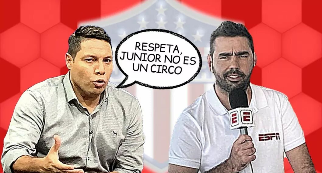 Imagen de Daniel Angulo que dijo que Junior es un circo en ESPN y Martín Arzuaga respondió