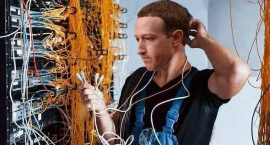 Meme de Mark Zuckerberg, en nota de Memes por falla de WhatsApp a nivel internacional: burla a Mark Zuckerberg y más