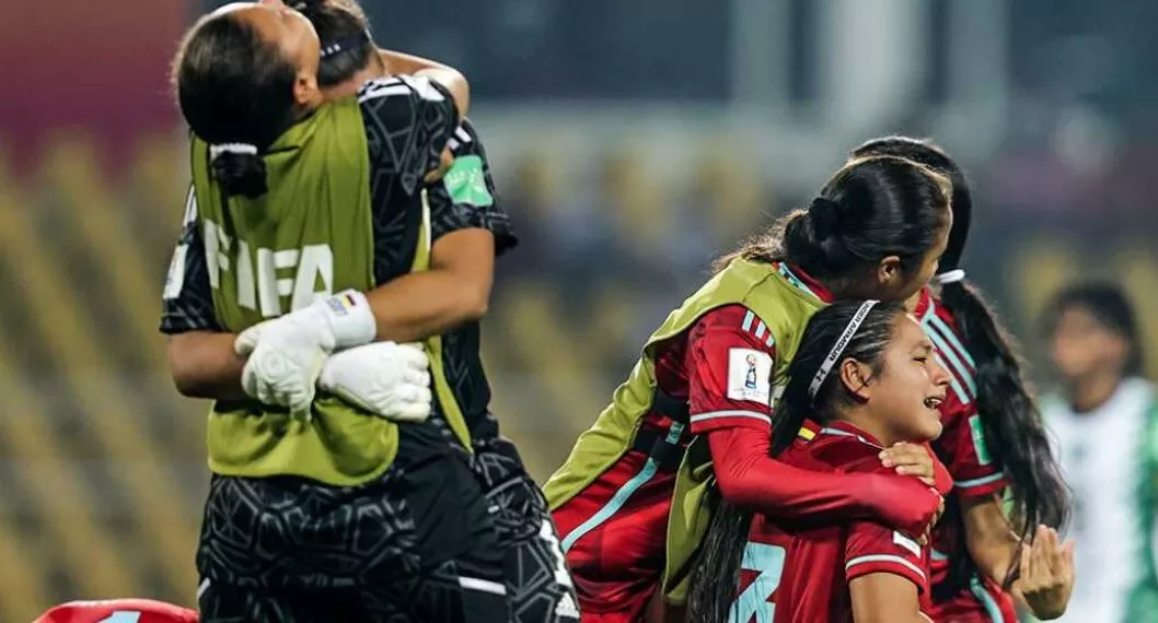 Foto de Semifinal de Colombia y Nigeria en Mundial Femenino Sub-17, en nota de Selección Colombia Femenina, a final de Mundial Sub-17 luego de vencer a Nigeria.
