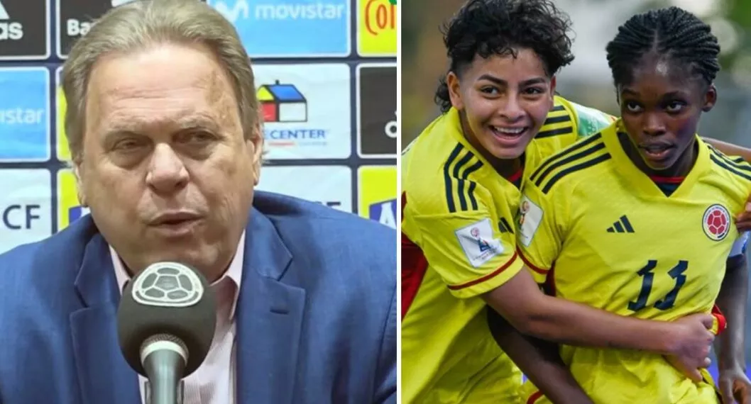 Imagen de las jugadoras de Selección Colombia Femenina, a propósito que le cobran a Ramón Jesurún por decir que son amateur
