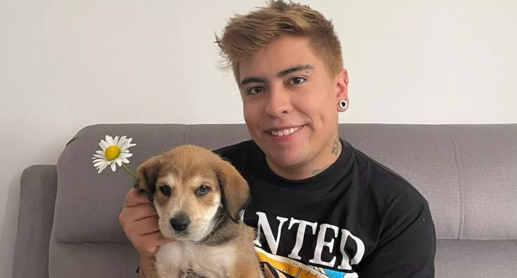'JuanDa' reapareció en redes sociales luego de varios meses y contó que su perra 'Chandosa' le salvó la vida.