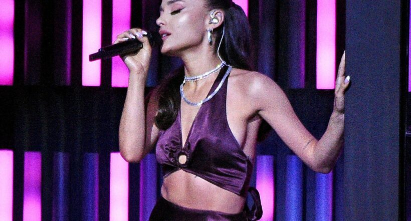 Ariana Grande, en concierto.