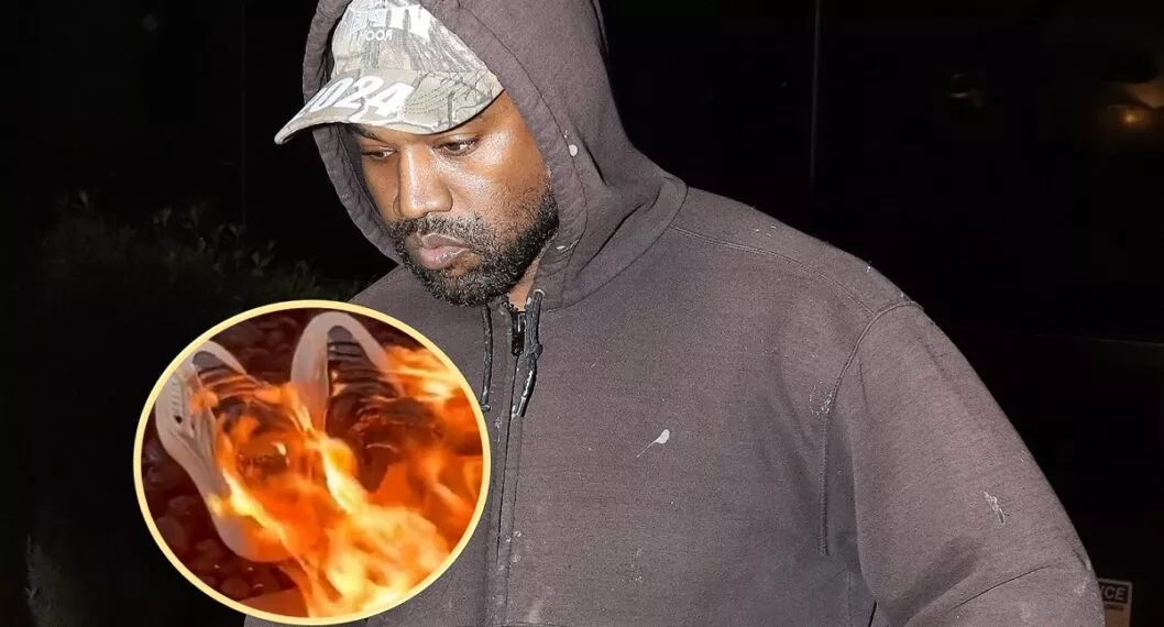 Daniel Schiff quemó 40 pares de zapatos de la marca de Kanye West, Yeezy, luego de los comentarios antisemista y racistas del rapero. 